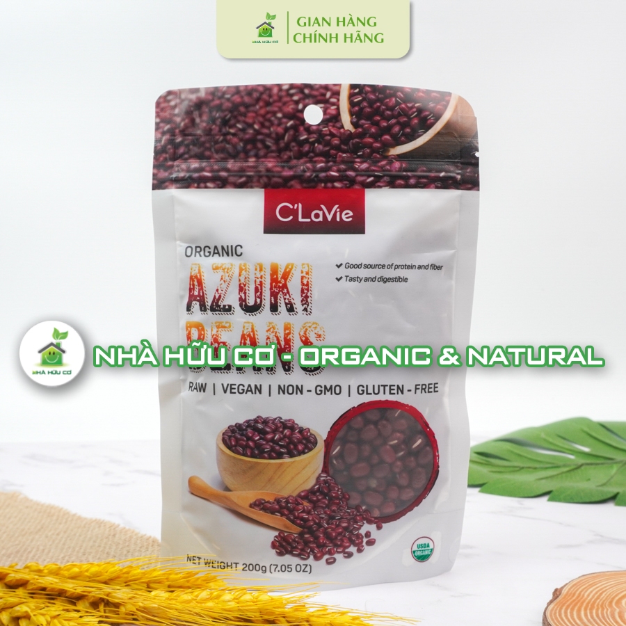 C'LAVIE - Đậu đỏ azuki hữu cơ C’LaVie 200g/100g - Nhà hữu cơ