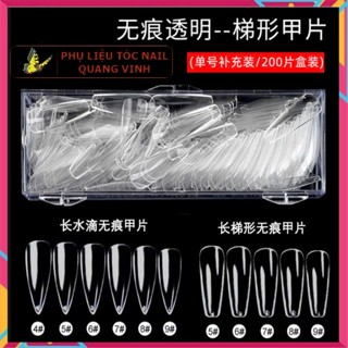 Móng úp lẻ size phom thang và phom nhọn 