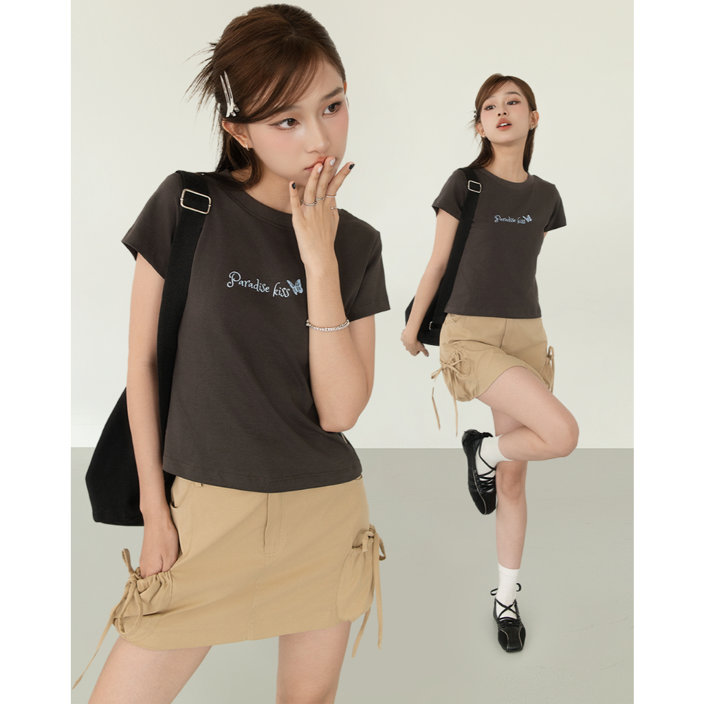 Áo phông dáng lửng NAKED by V - Boxy Tee