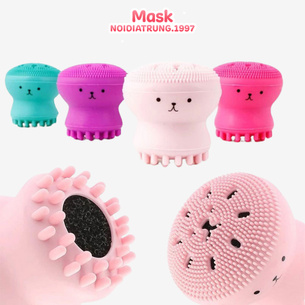 Cọ Rửa Mặt & Massage Bạch Tuột