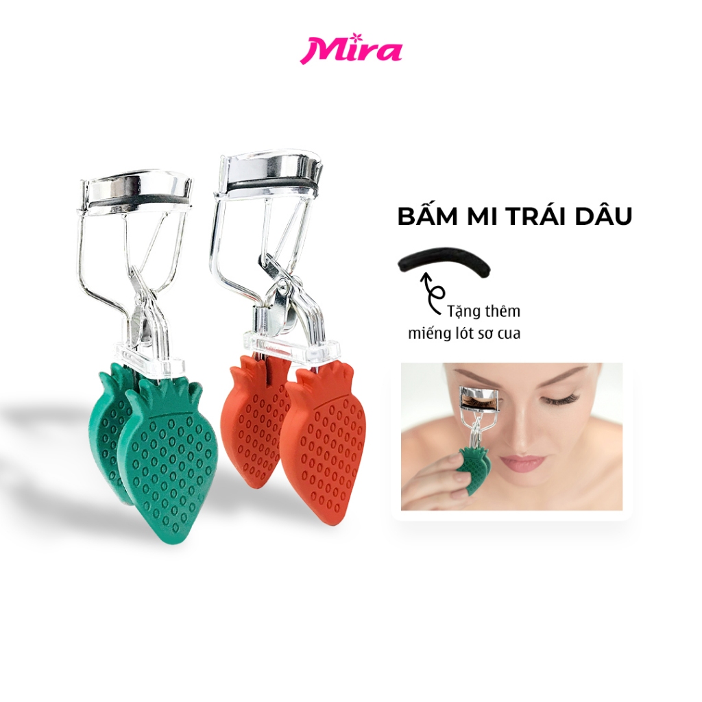 Bấm Mi Trang Điểm Suri E500 Trái Dâu – Tạo Độ Cong Tự Nhiên, Nhẹ Nhàng, Không Gãy Mi