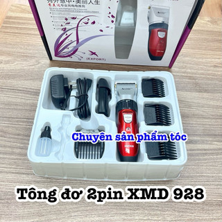 ✅freeship✅ Tông đơ cắt tóc 2 pin XMD 928