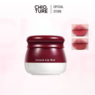 Son Môi Bùn Kiêm Má Hồng Dạng Hũ Chioture Canned Lip Mud Dưỡng Ẩm Lâu Trôi 5g