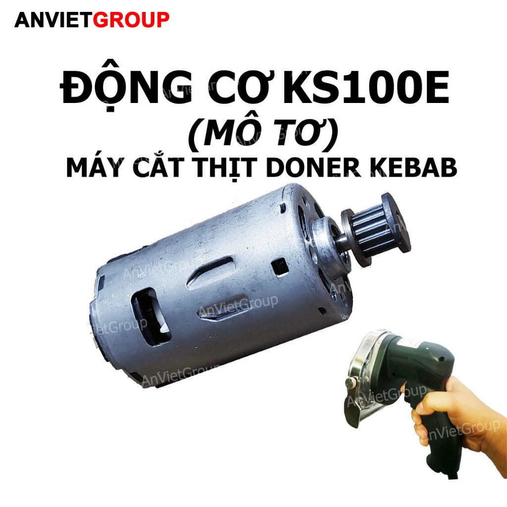 Động cơ Mô tơ motor máy thái cắt bào thịt nướng bánh mì Thổ Nhĩ Kỳ Doner Kebab KS100E ( Chính hãng)
