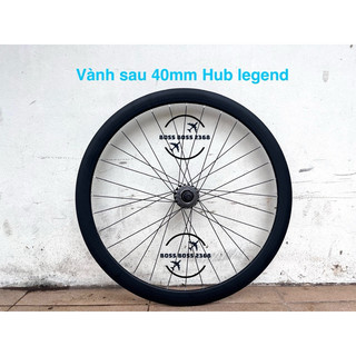 (có sẵn) Vành xe đạp fixed gear vành 7cm , vành 6cm , vành 4cm , vành70mm , vành 40mm hub Legend