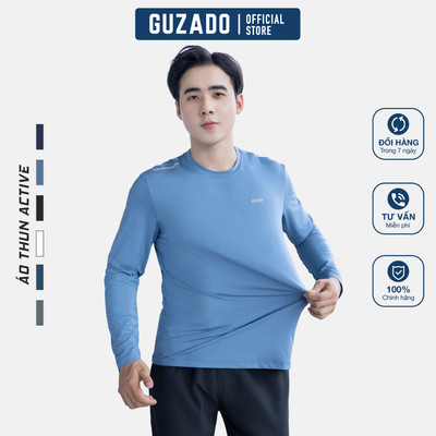 [HÀNG TẶNG] Áo Sweater Active Guzado Vải Heattech Cao Cấp, Giữ ấm Tốt, Co Giãn 4 Chiều GDT01-GCTD26W001