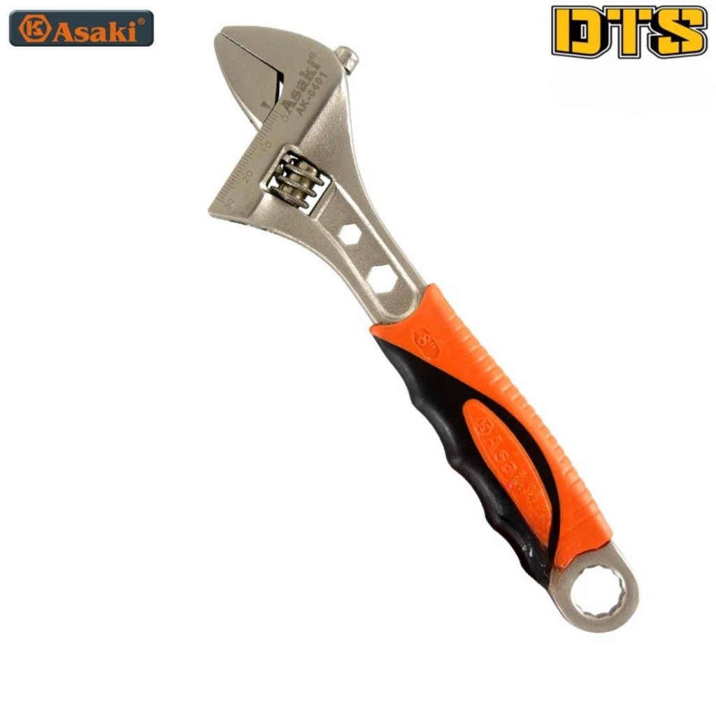 Mỏ lết Asaki AK-0401 8inch-200mm