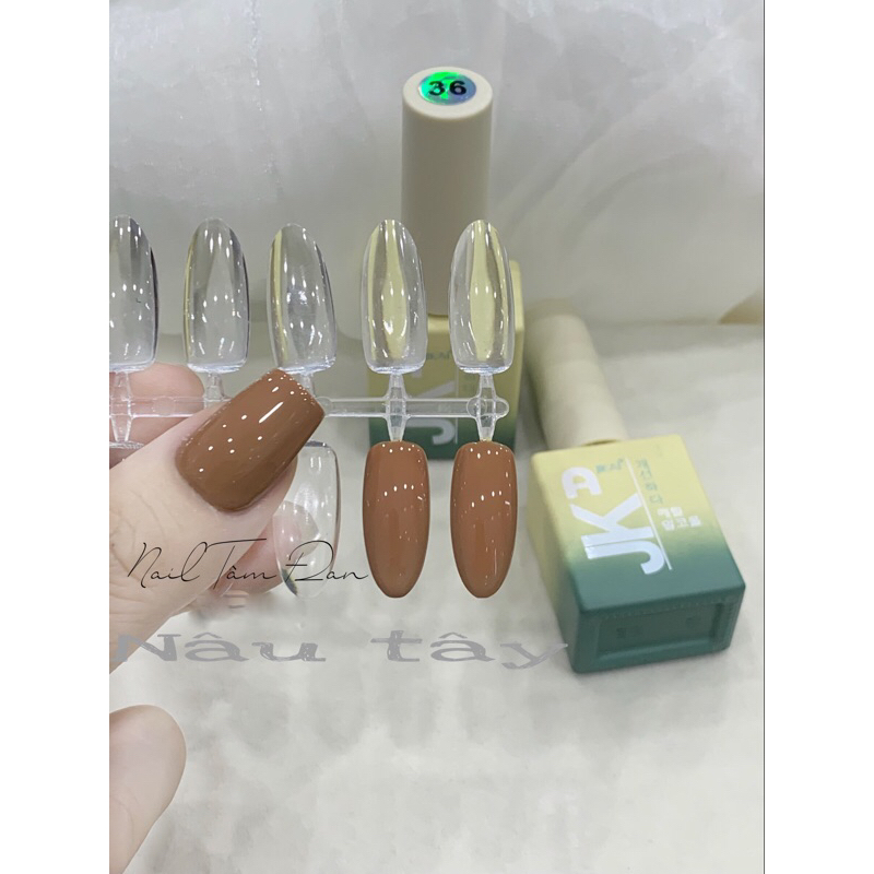 [Phụ Kiện Nail Chính Hãng] Màu nâu tây JiKai