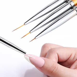 Bộ cọ nét vàng 3 cây vẽ nail
