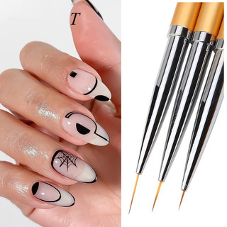 Bộ cọ nét vàng 3 cây vẽ nail