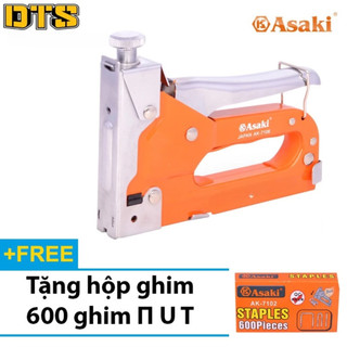 Dụng cụ bấm ghim có chỉnh lực, bấm 3 kiểu ghim п u t asaki ak-7106 - kìm bấm ghim 3 tác dụng đa năng