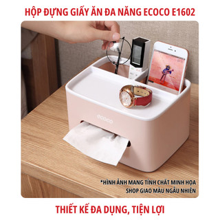 Hộp đựng giấy ăn ECOCO E1602 đa năng cao cấp