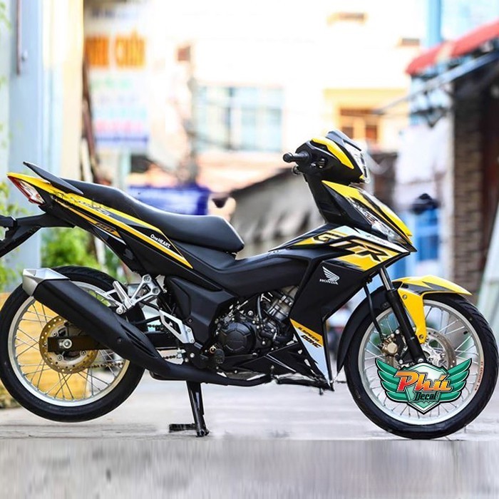 Tem rời Winner GTR đen vàng team xe Winner V1