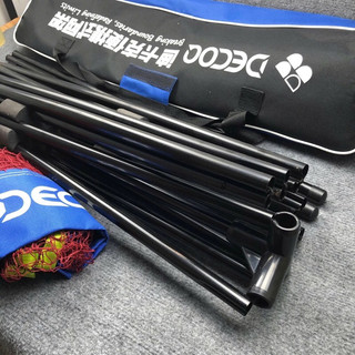 Có hoả tốc - HCM.Trụ Lưới Sân Cầu Lông Dr.Queen DK926 - Kèm Lưới 6m Và Túi Đựng - Trụ Căng Lưới Cầu Lông
