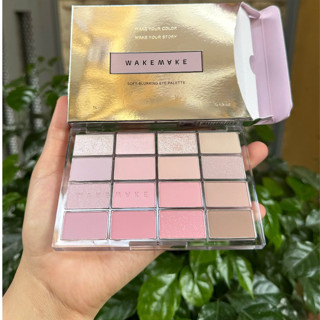  Bảng Phấn Mắt Wakemake 04 Lavender Blurring 16 Ô Wake Make Soft Blurring Eye Palette 14g 