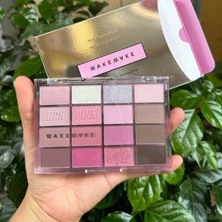  Bảng Phấn Mắt Wakemake 09 High Pink 16 Ô Wake Make Soft Blurring Eye Palette 14g 