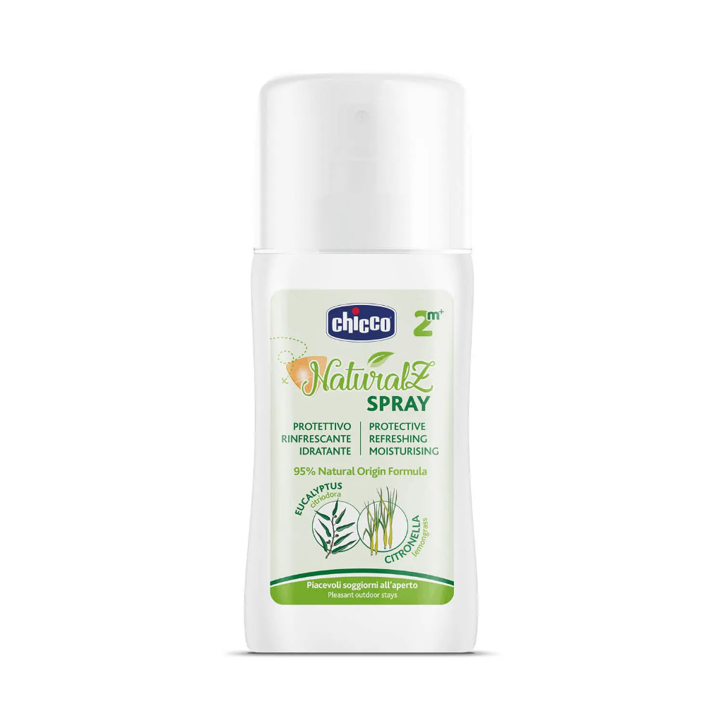 Xịt bảo vệ da/ xua muỗi chiết xuất tinh dầu tự nhiên Chicco NaturalZ 100ml