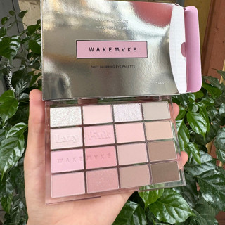  Bảng Phấn Mắt Wakemake 10 Lazy pink 16 Ô Wake Make Soft Blurring Eye Palette 14g Đủ Màu 