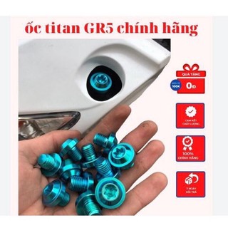 Ốc titan gr5 gắn full dàn áo wave 100-110
