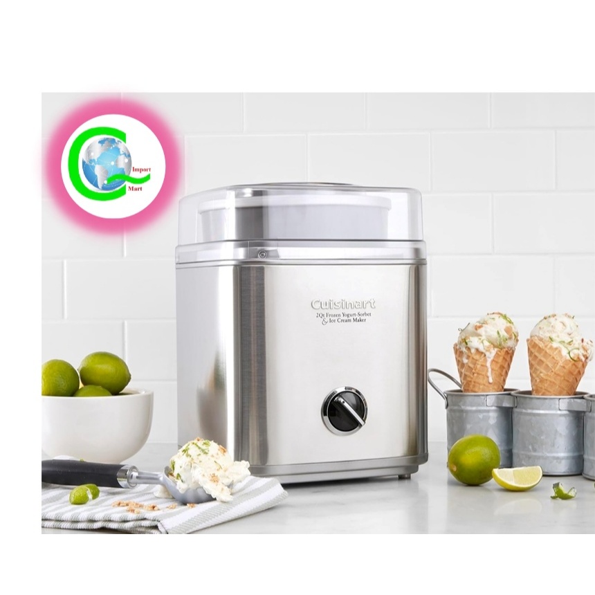 Máy làm kem, làm đông sữa chua Cuisinart ICE-30BCHK 2L