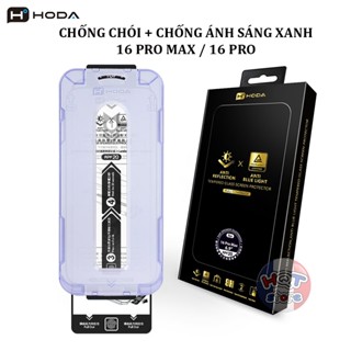 Kính cường lực HODA AR + AB TUV RPF20 cho IP 16 Pro Max / 16 Pro chống chói chống ánh sáng xanh