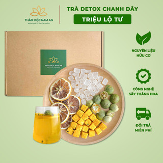 Trà Detox Chanh Dây Triệu Lộ Tư (Hộp 30 Gói) Thanh Nhiệt, Mát Gan, Giải Nhiệt Cơ Thể