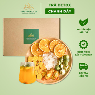 Trà Chanh Dây Kim Quất Triệu Lộ Tư (Hộp 30 Gói) Đẹp Da, Mát Gan, Thanh Nhiệt, Giải Nhiệt Cơ Thể