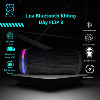 Loa Mini Loa Bluetooth Di Động Filip 8 Dung Lượng Pin 1200mAH Âm Thanh Cực Đỉnh Có Bass Bluetooth 5.1 MTV TECHNOLOGY FP8