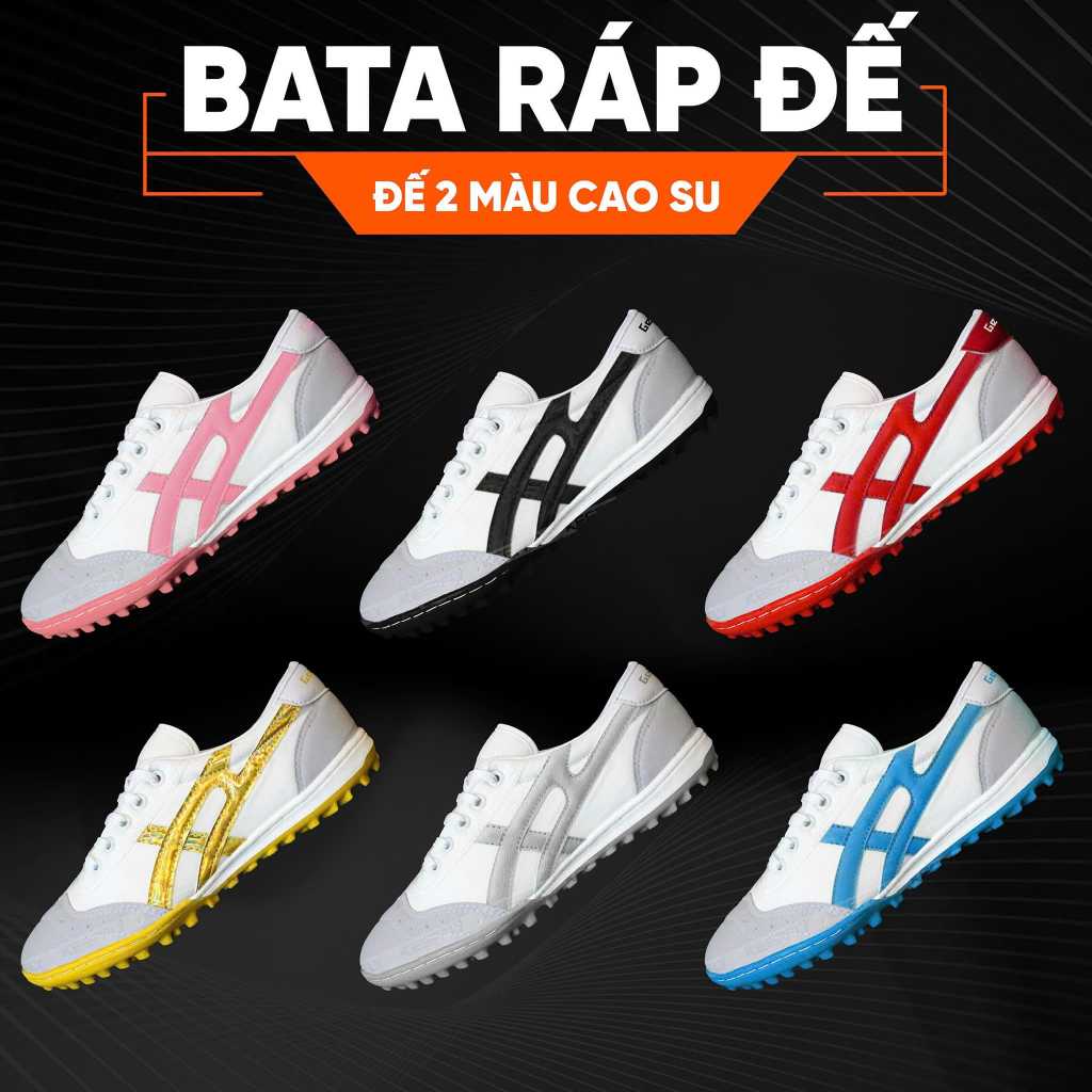 Giày bóng đá, giày bata ráp đế chuyên dụng đá banh siêu đẹp , phối bo da , lưỡi gà lót nhung cực êm, may full đế