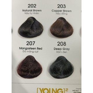 Thuốc nhuộm phủ tóc bạc hoàn hảo YOUNG