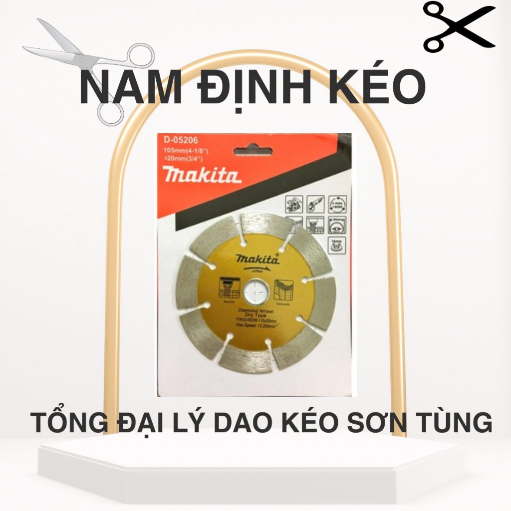 10 chiếc Lưỡi cắt gạch Makita