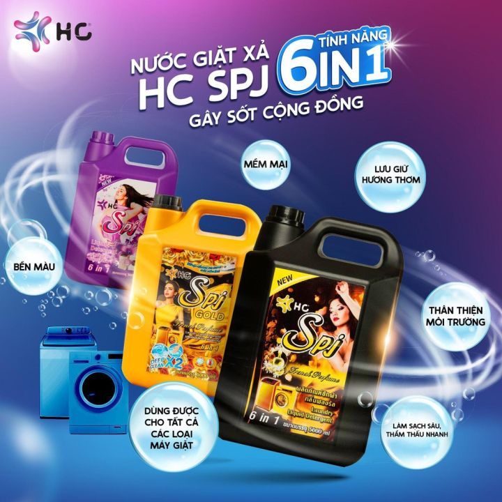 Nước giặt SPJ 5000ml