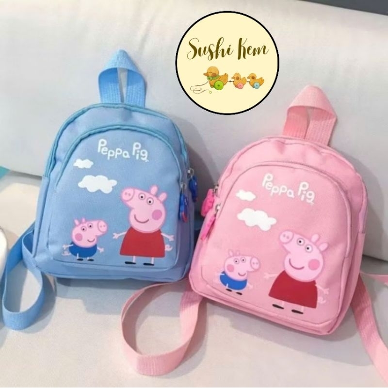 (FreeShip) Balo trẻ em Heo Peppa, Ba lô cho bé