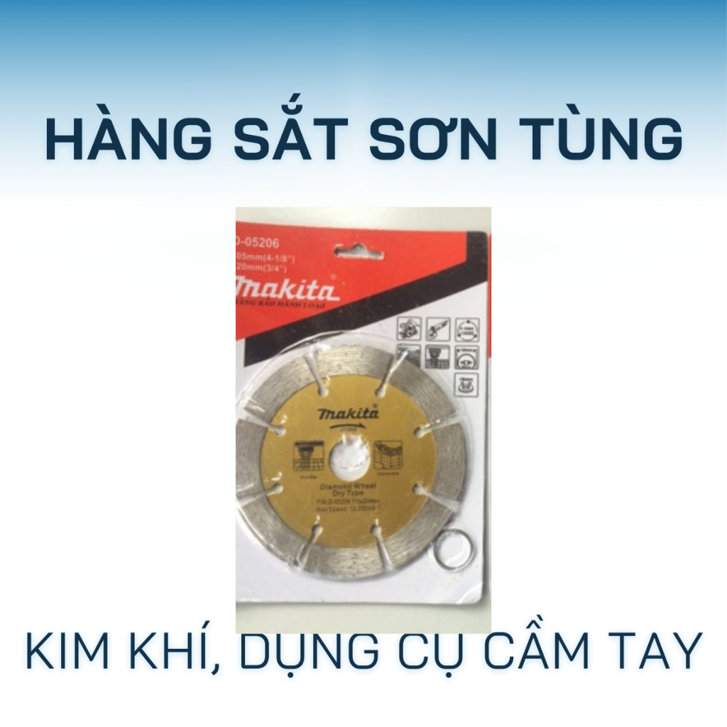 Lưỡi cắt gạch makita loại khe và liền