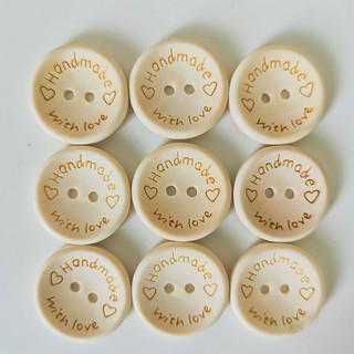 cúc gỗ handmade 10 cái