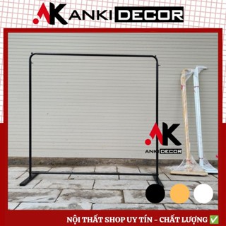 Kệ treo quần áo vỉ cào đơn| Giá treo quần áo | sào treo quần áo |  Kệ quần áo | khung treo quần áo Anki Decor
