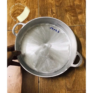 Chảo gang đúc 29cm đáy bằng