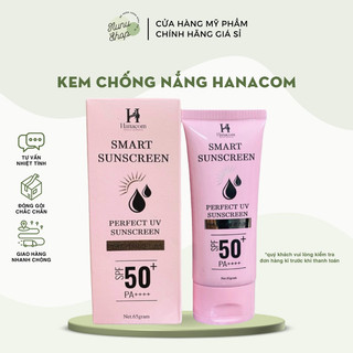   MẪU MỚI KEM CHỐNG NẮNG HANACOM TUÝP LỚN 65gram Kiềm Dầu  dưỡng trắng da Chính Hãng 