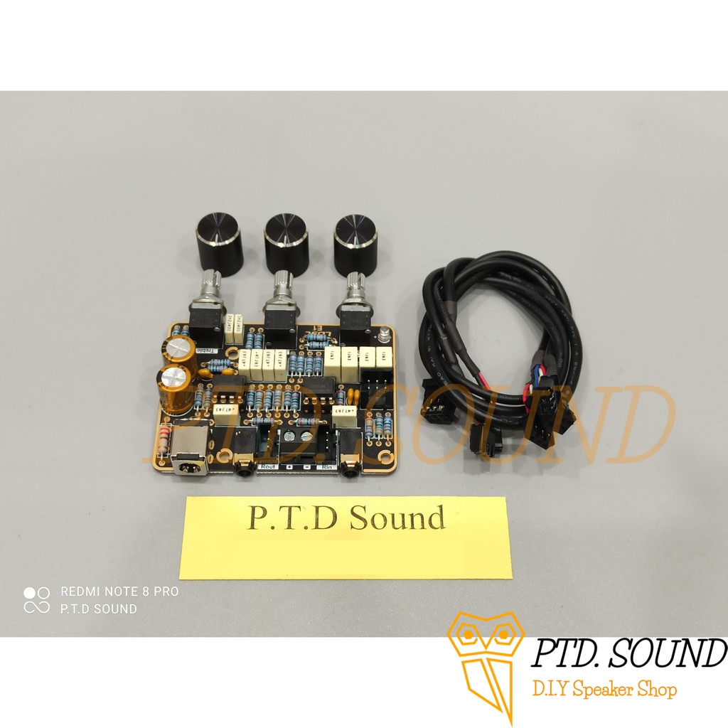 Mạch âm sắc pre amp LQSC Ne 5532 Hifi DC 9 - 12v linh kiện xịn. DIY rề siêu hay từ PTD Sound