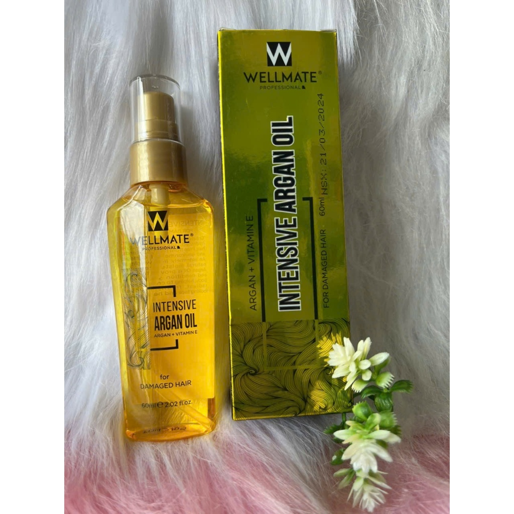 Tinh dầu phục hồi tóc WELLMATE 60ml, TINH DẦU DƯỠNG TÓC giúp tóc bóng mượt, chắc khỏe, bồng bềnh