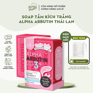 Soap Xà Phòng Tắm Trắng Body Alpha Arbutin Thái Lan + tặng túi tạo bọt