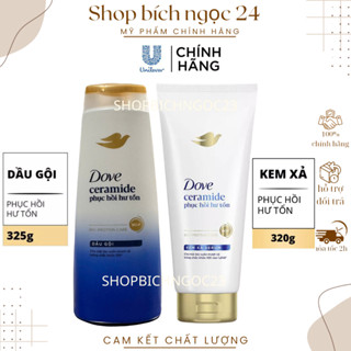 Dầu Gội , Dầu Xả Giúp Phục Hồi Tóc Hư Tổn Dove 325G