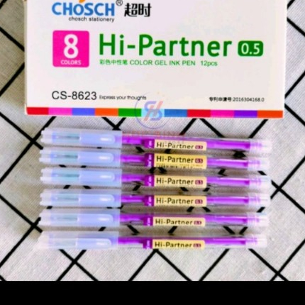 Bút Gel Học Sinh Hi - Partner CS8623 ( hộp 12 cây ) (vpp Thinhphat)