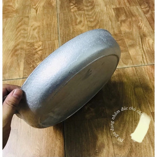 Chảo gang đúc 27cm đáy bằng