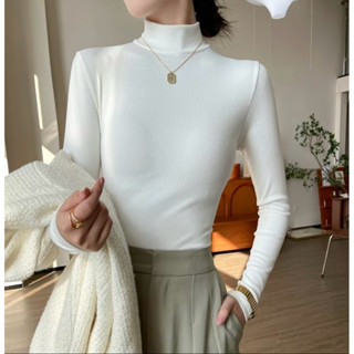 áo Ủ KEM CỔ LỌ 3 PHÂN chất LEN TĂM mềm mịn, co giãn, thấm hút mồ hôi, nhiều màu, hàng QUẢNG CHÂU