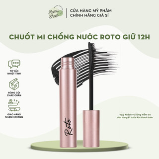  Chuốt Mi ROTO POTO Màu Đen cọ Silicon Chống Nước Không lem Không Trôi Hỗ trợ Dài mi 
