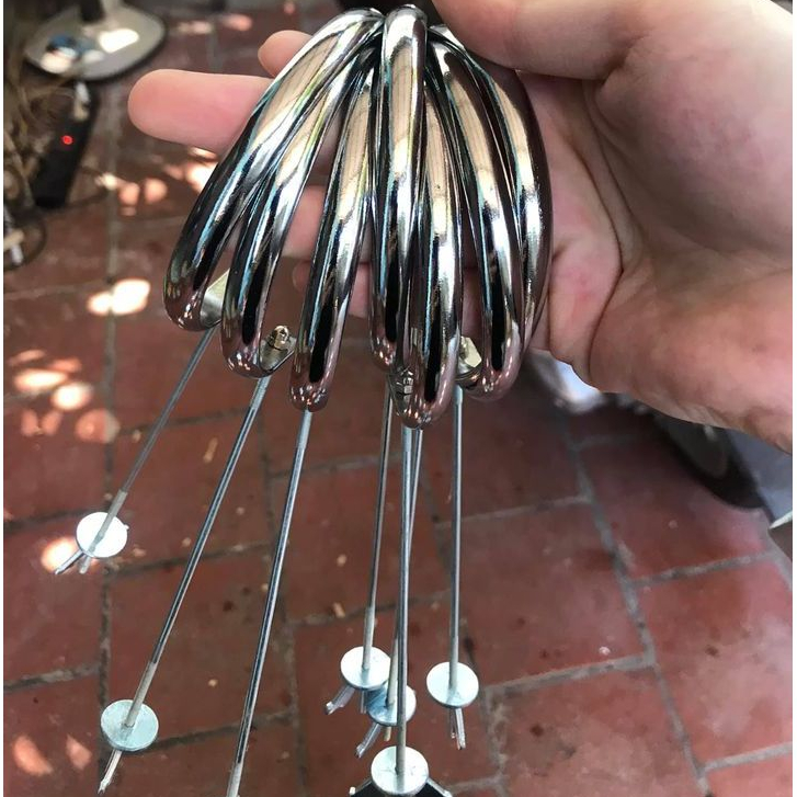 Móc lồng chim inox ti ngắn, ti dài giá rẻ Móc lồng chim chào mào ( 1 móc chưa kèm nậm )