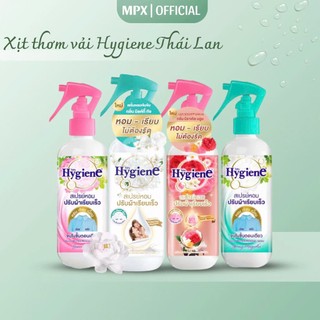  Xịt thơm làm phẳng quần áo Hygiene Rose Water Thái Lan 220ml - Khử mùi hôi giúp quần áo mềm mại 