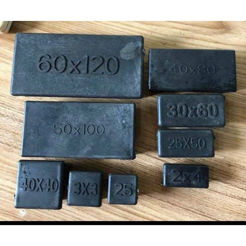 * Nắp bịt đầu ống sắt đủ size combo 10 cái