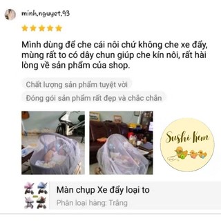 (FreeShip) Màn chụp Xe đẩy loại to